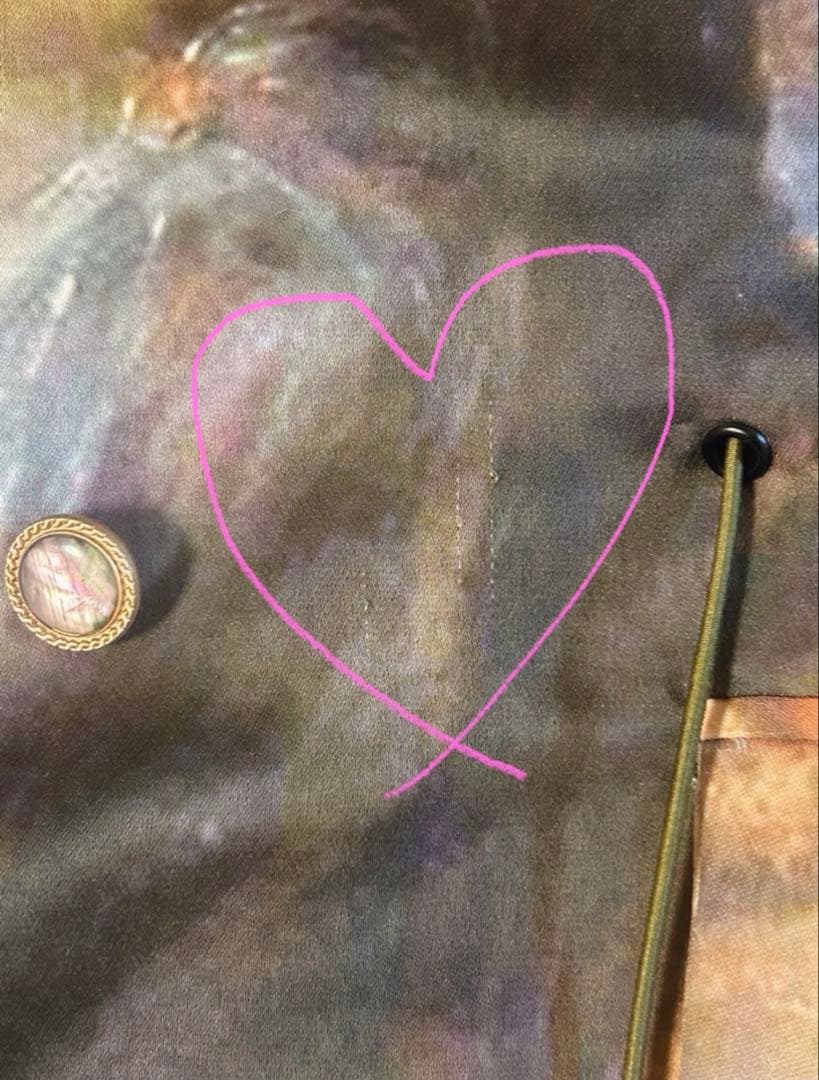 【美品】✨️ELF SACK 絵画デザインオーバーサイズジャケット ✨️