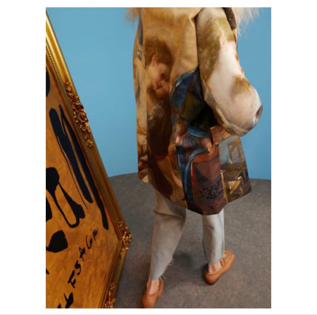 【美品】✨️ELF SACK 絵画デザインオーバーサイズジャケット ✨️