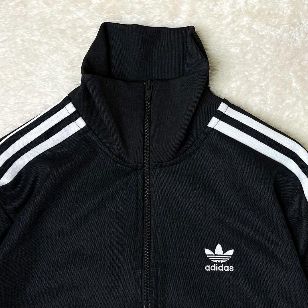 adidasBECKENBAUERアディダスベッケンバウアーセットアップL黒
