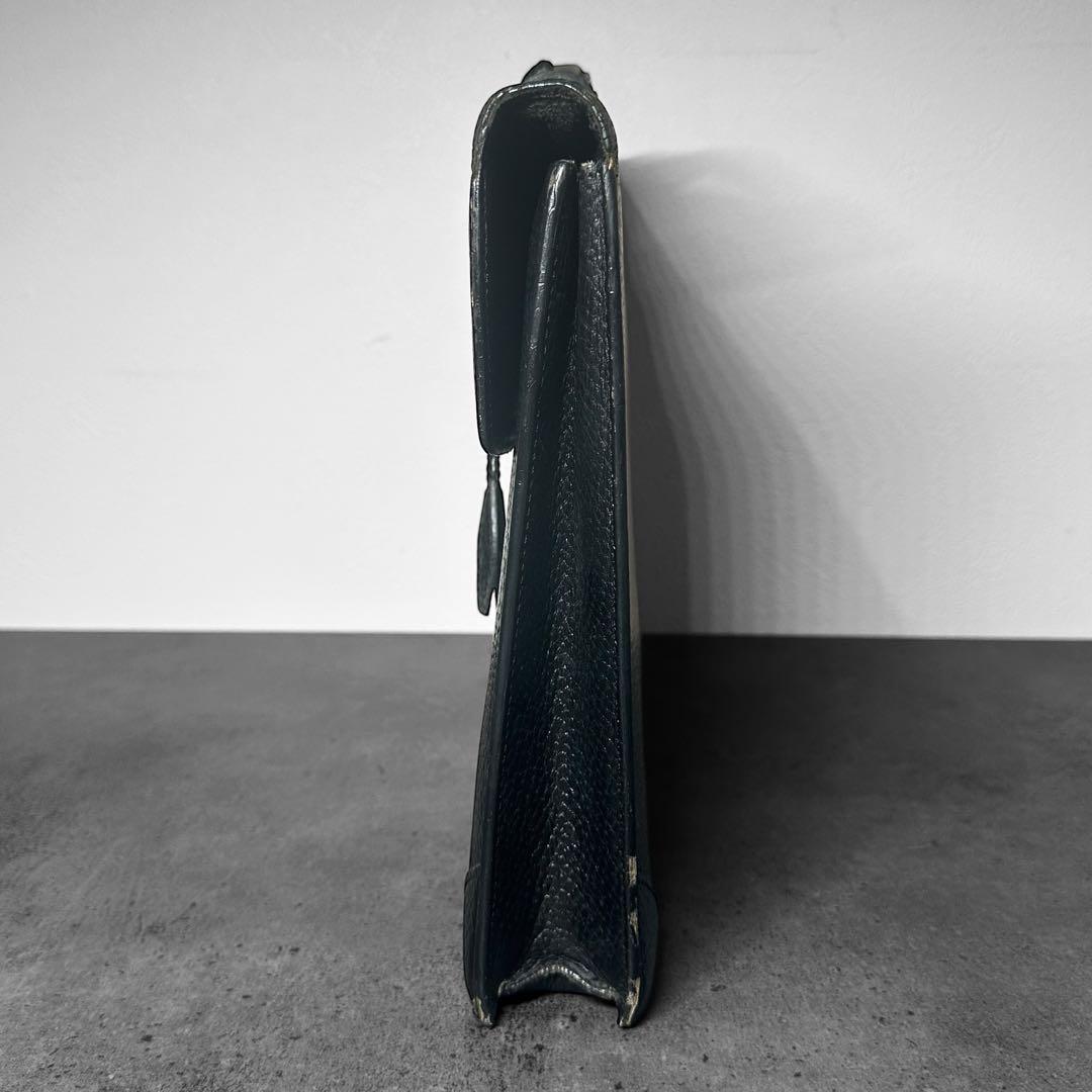 LOEWE アナグラム　レザー　本革　シボ革　ビジネスバッグ　ブリーフケース