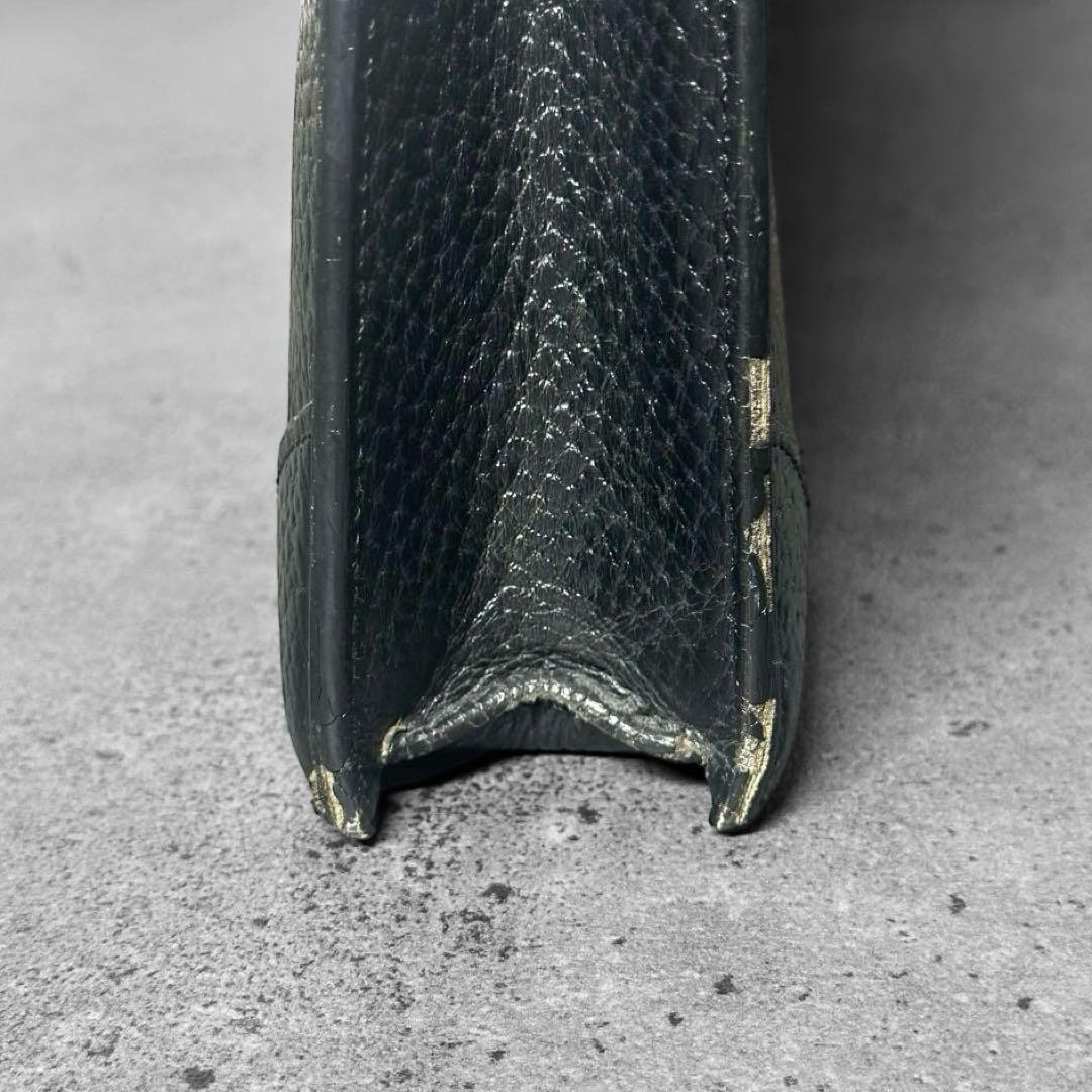 LOEWE アナグラム　レザー　本革　シボ革　ビジネスバッグ　ブリーフケース