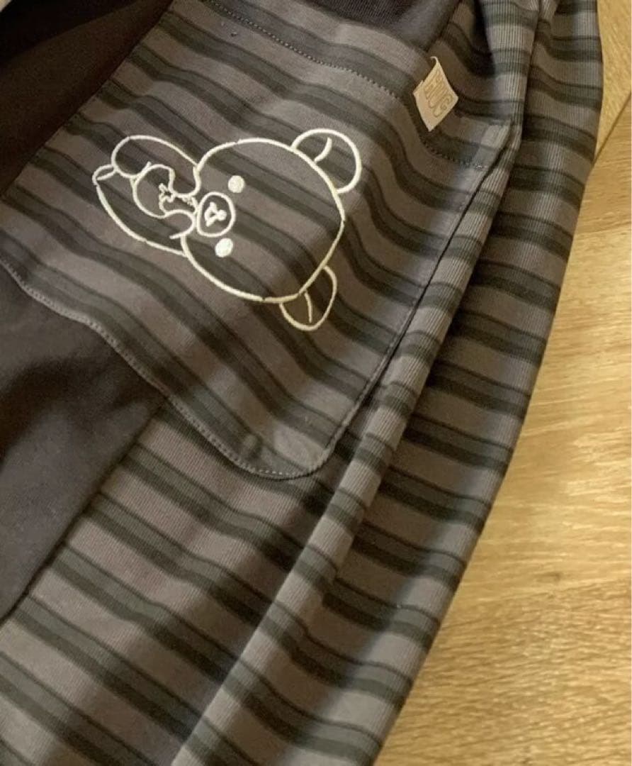 hug your skin ストライプ コリラックマ パンツ