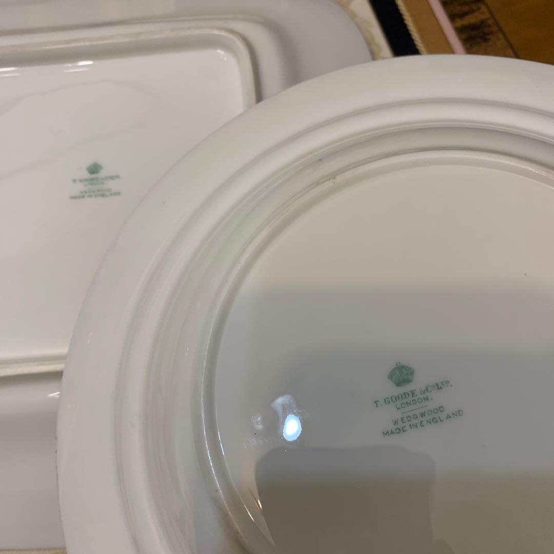 ウェッジウッド トーマスグード　bbスクエアプレート　マフィンディッシュ