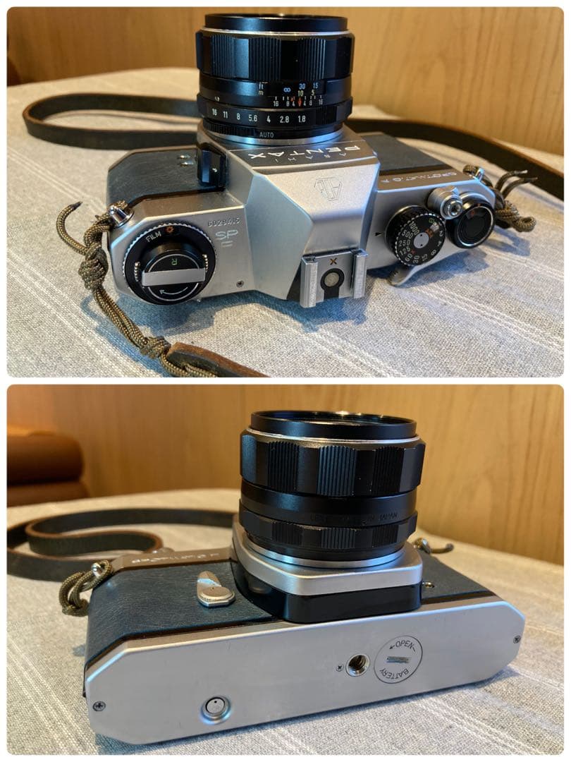 Pentax SPF★完動品＊美品＊試写済★本革外装＊シチリアン・ブルー★絶好調