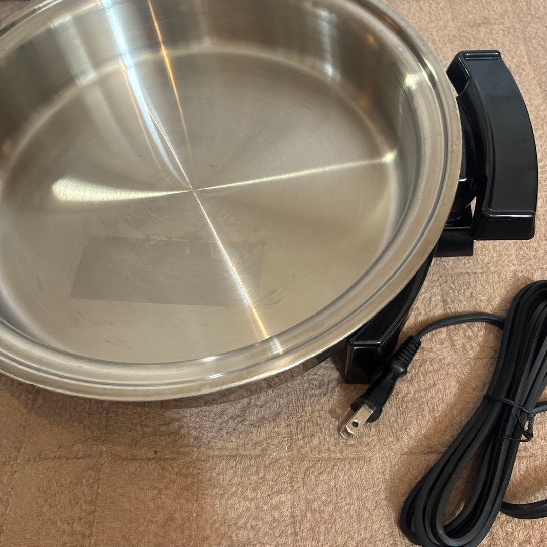 ロイヤルクイーン　電気フライパン　蓋なし　美品