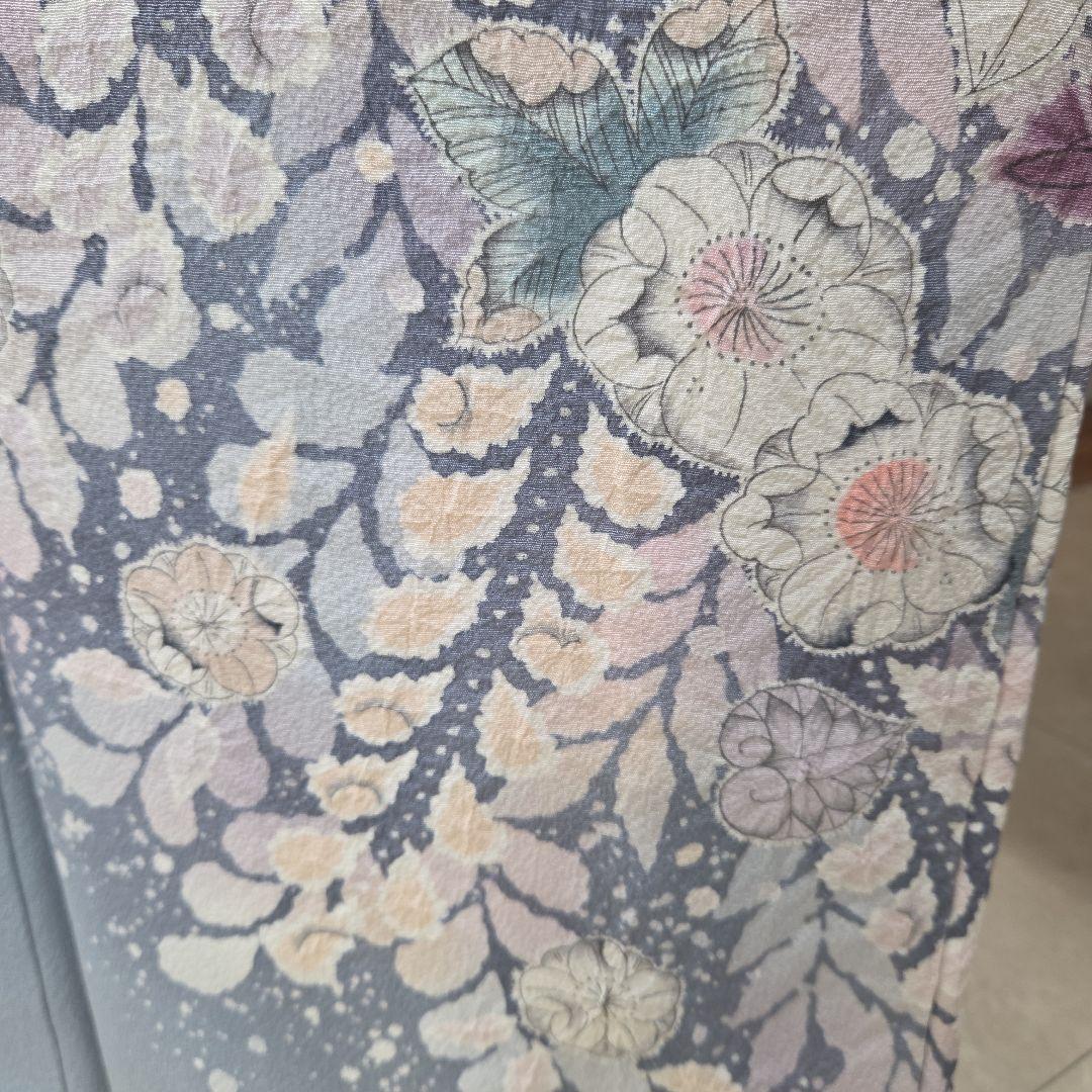 辻ケ花付け下げ訪問着4点フルセット、着物、袋帯、帯締め、帯揚げ