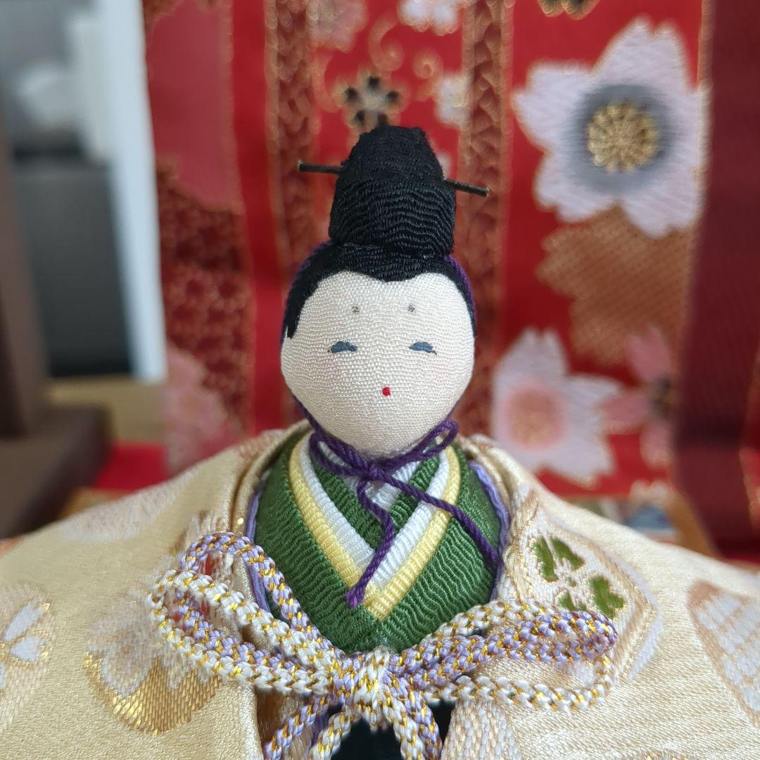 極美品★龍虎堂雛人形　ちりめん細工雛人形リュウコドウ花玉段雛壇飾り