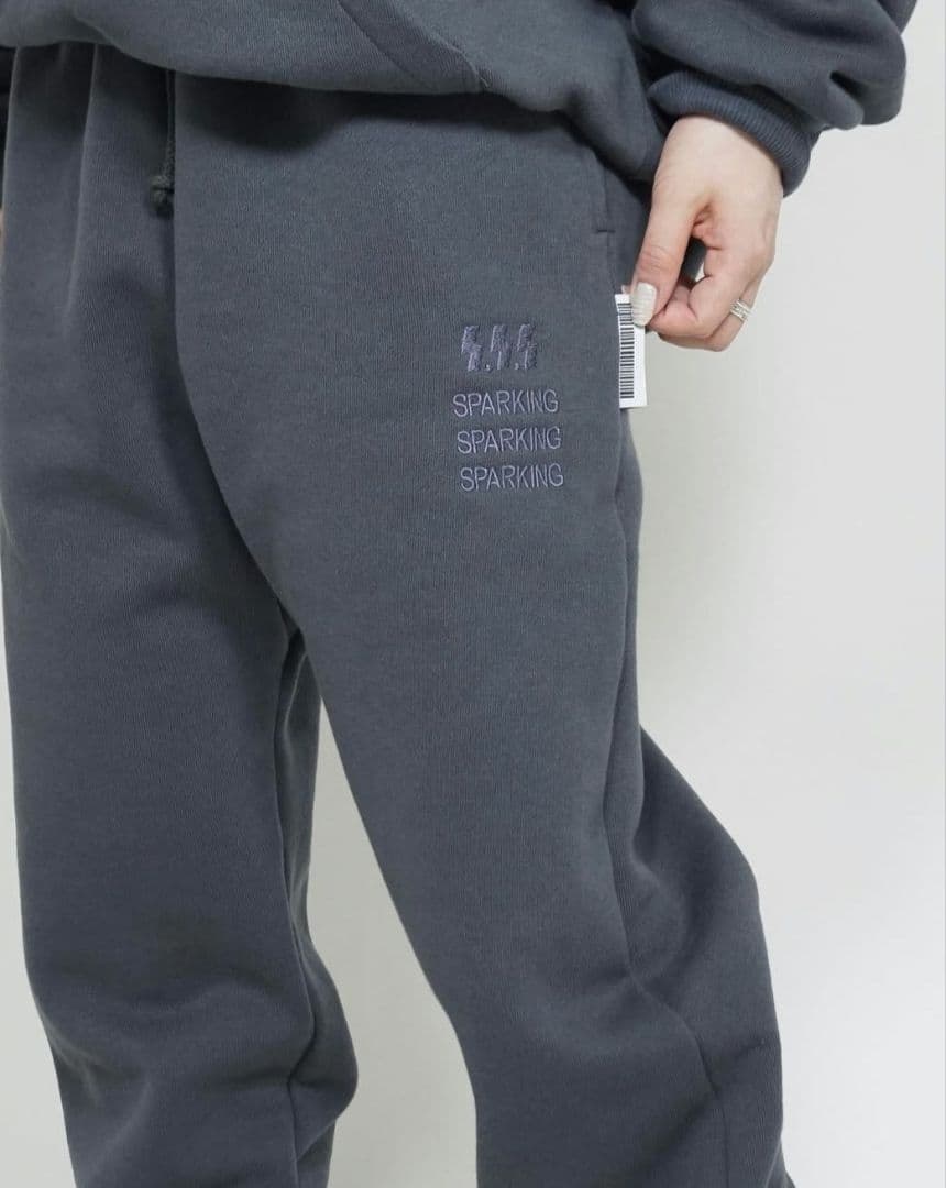 S.S.S 刺繍 セットアップ パーカー スウェット パンツ フーディ