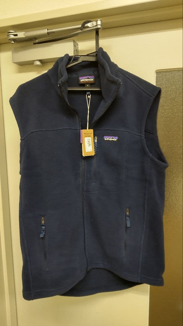 新品　パタゴニア　 ネイビー シンチラ　ベスト　フリース　M