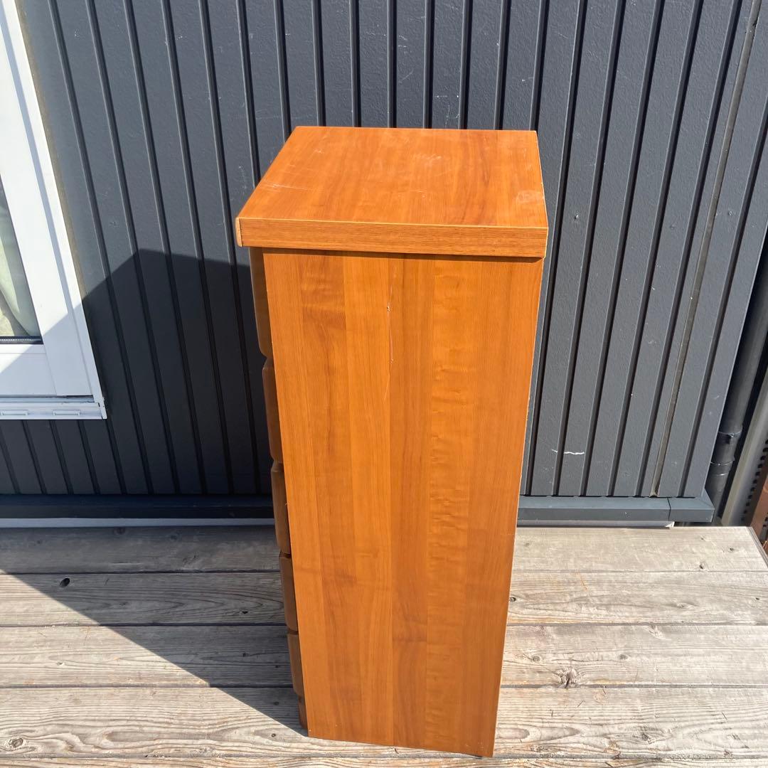 昭和レトロ 古家具 道具箱 木製チェスト 5段 箪笥 タンス 小物入れ 小物収納