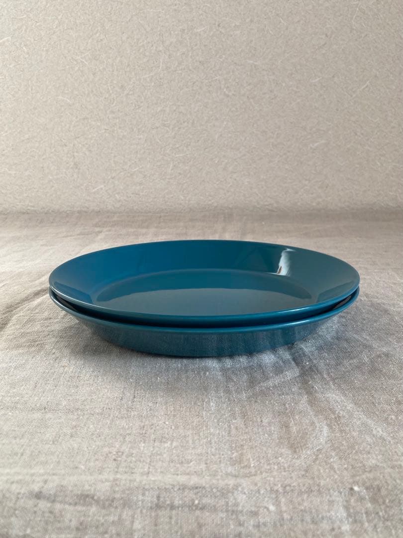 イッタラ　ティーマ　21cm プレート　3枚セット　ライトブルー　ペトロール