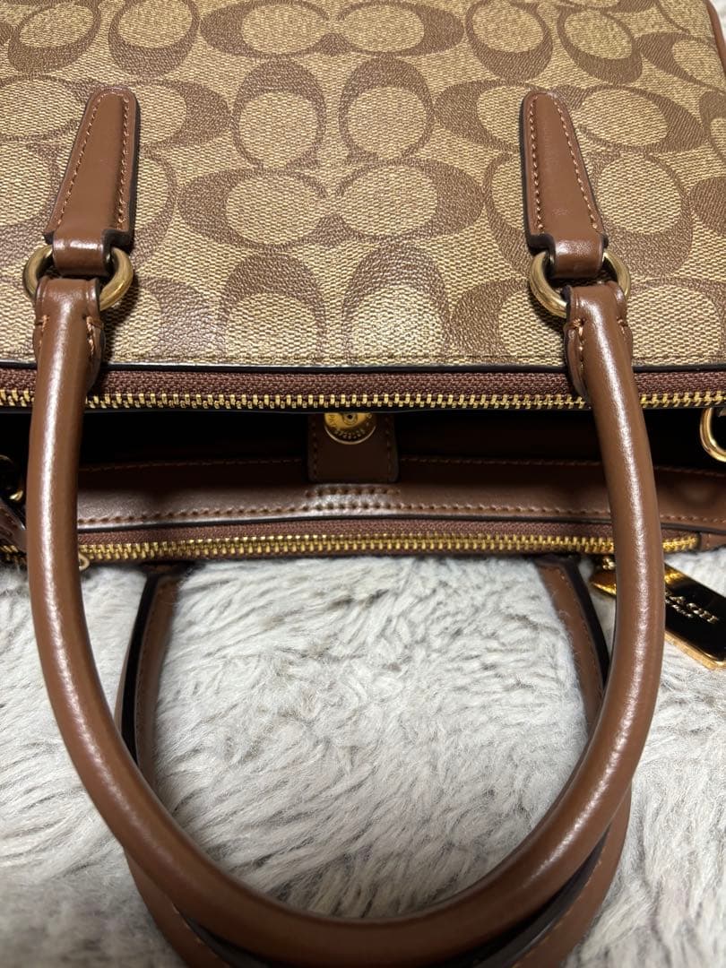 COACH コーチ シグネチャー柄2wayバッグ