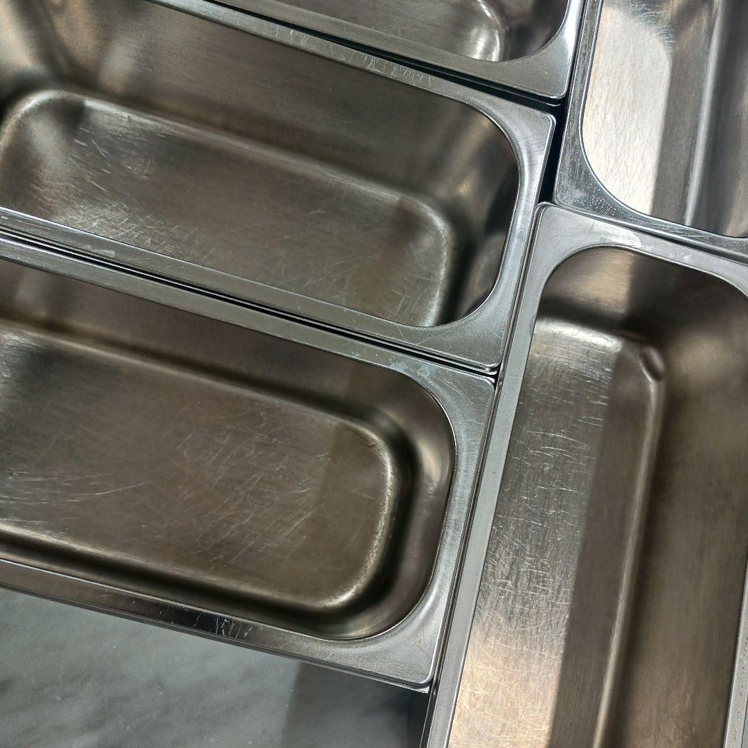 ジェラート用　ステンレスバット　12個セット