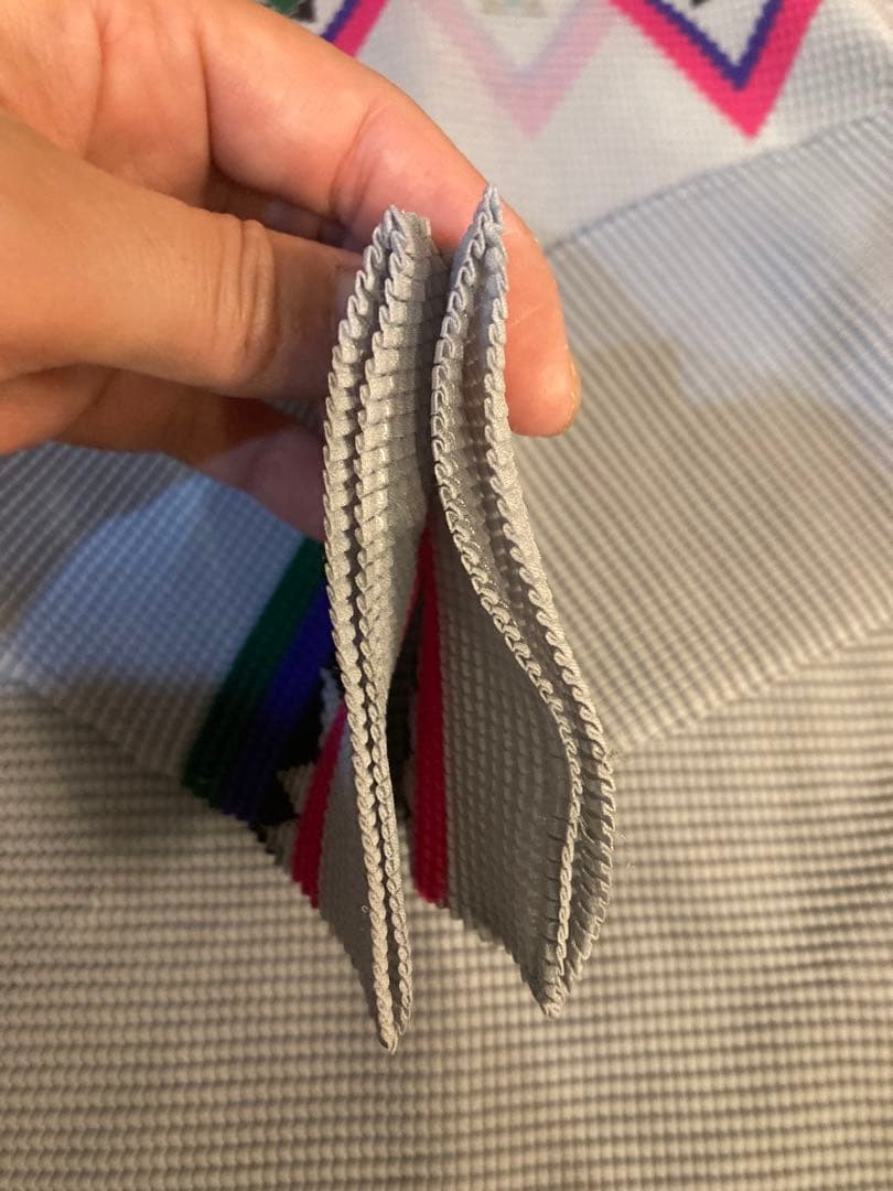 新品同　イッセイミヤケ me ワッフルカットソー 長袖　F