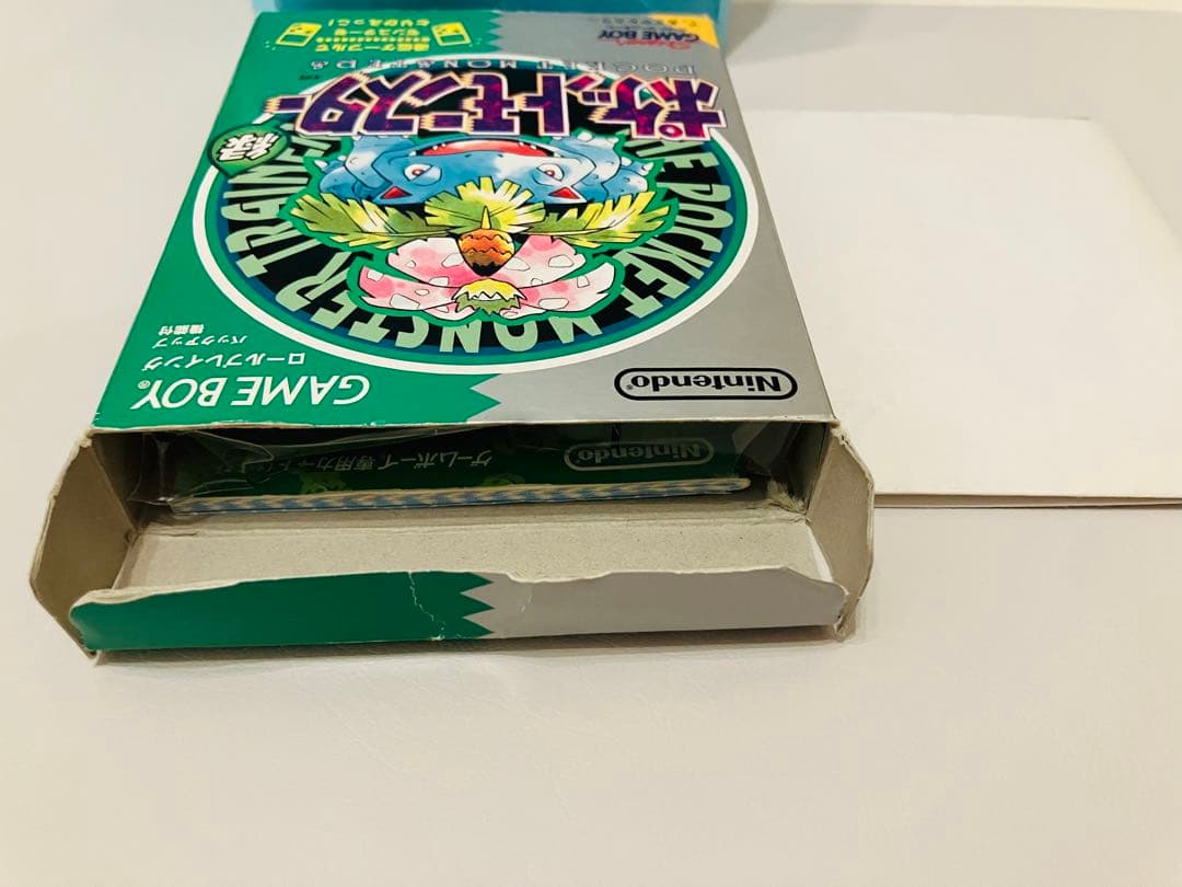 【匿名配送】ゲームボーイ ポケットモンスター緑　取説マップ 作動OK ポケモン緑
