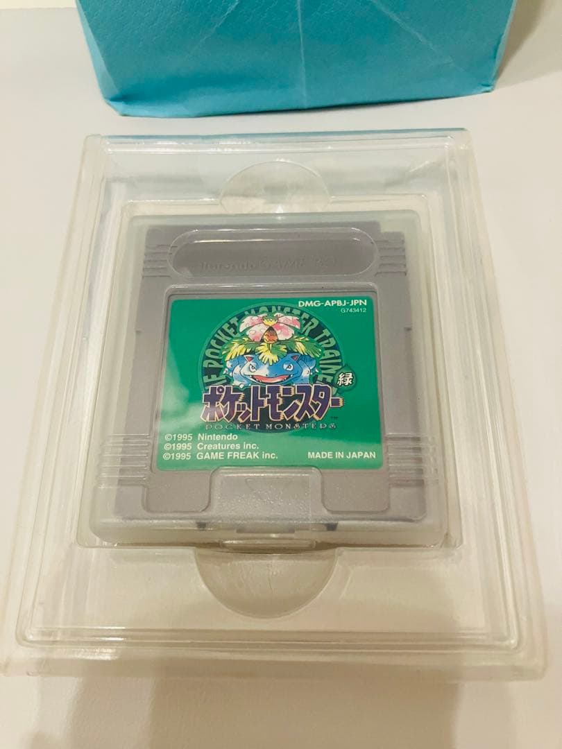 【匿名配送】ゲームボーイ ポケットモンスター緑　取説マップ 作動OK ポケモン緑