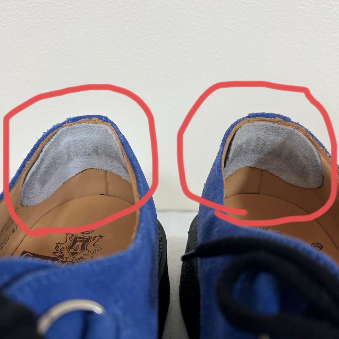 ジ*郎様 E COX ギブソン 3588 ロイヤルブルースエード UK