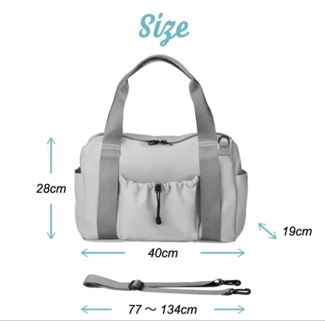 MILESTO LIKID ボストンバッグ ブラック