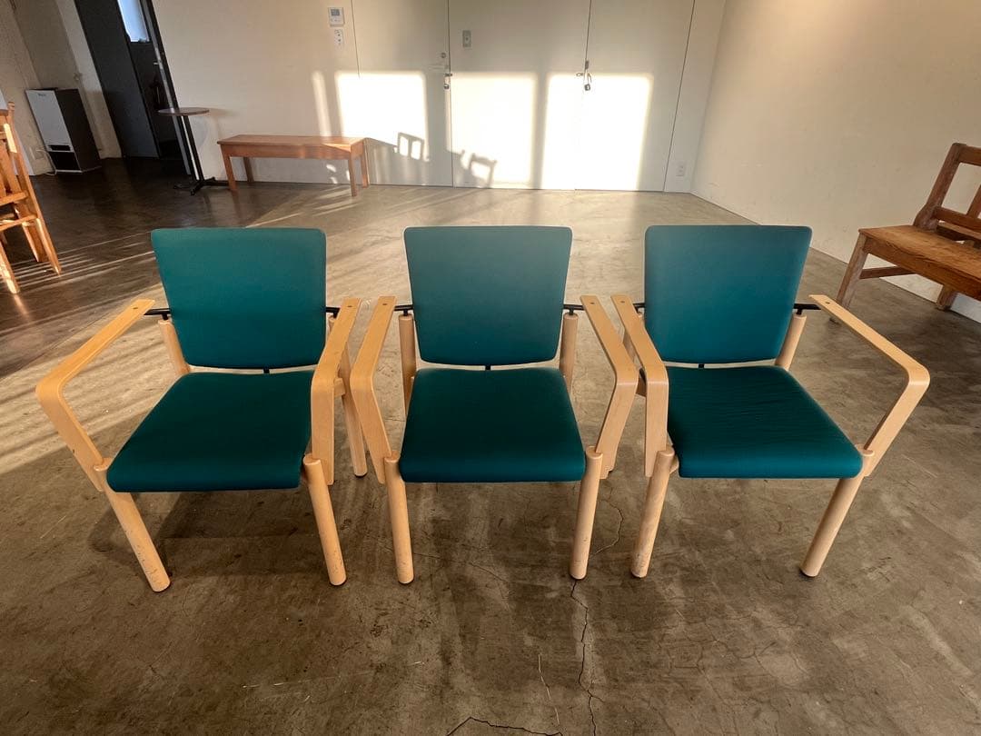 ホウトク ポストモダン調チェア3脚セット