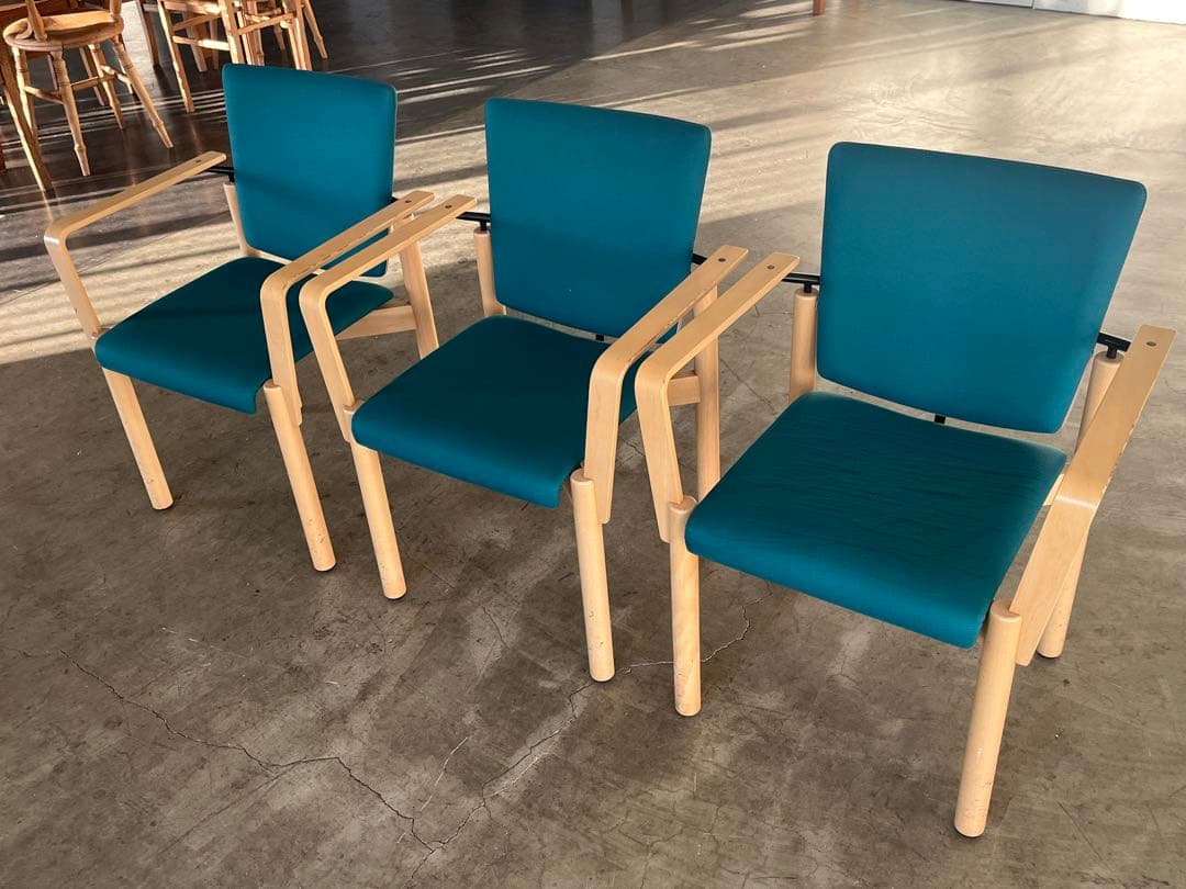 ホウトク ポストモダン調チェア3脚セット