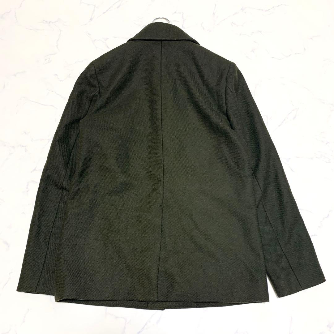 【美品】 セオリー ウールカシミヤ メルトンコート オリーブ XS ジャケット