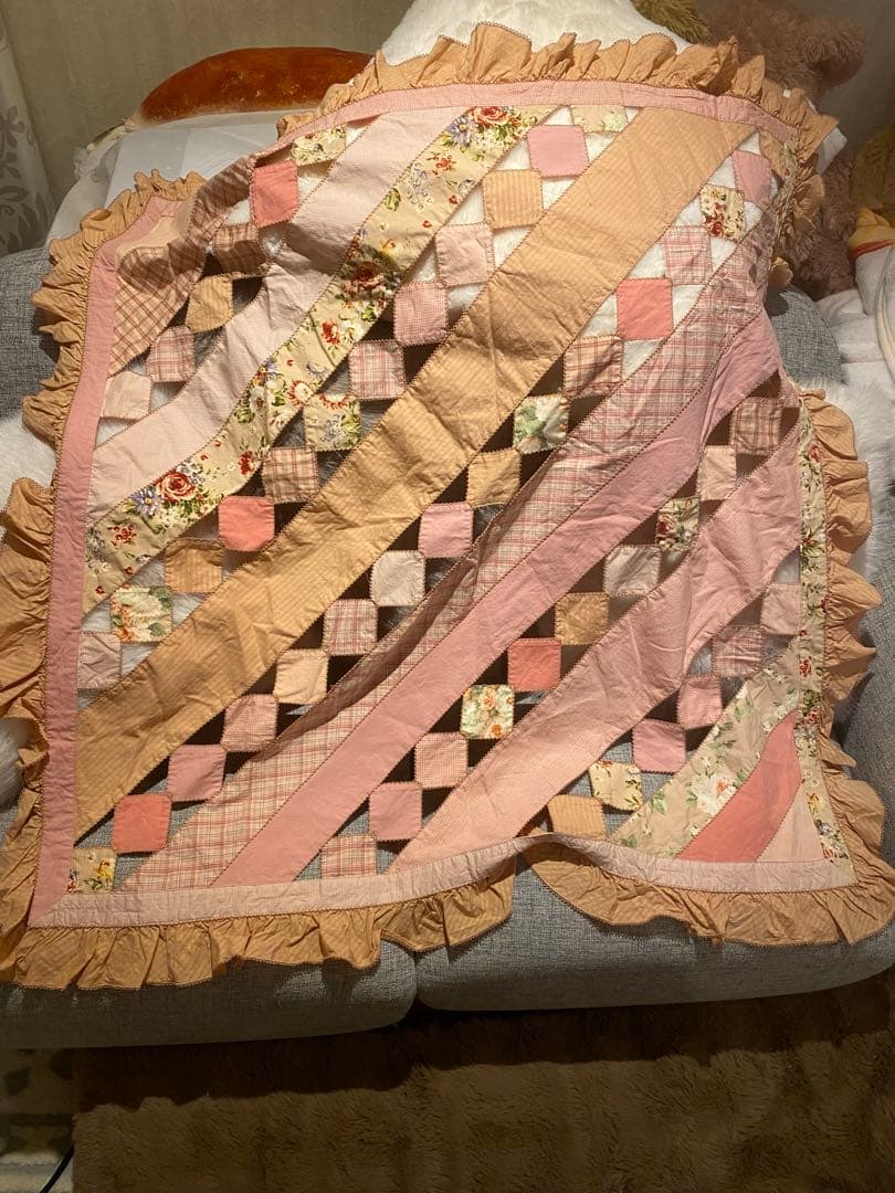 PINK HOUSE パッチワークフリル付き