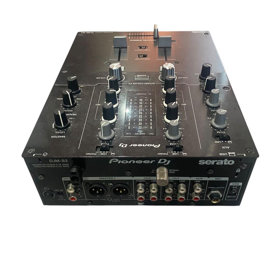 【ジャンク】Pioneer DJミキサー　DJM-S3 チャンネルミキサー