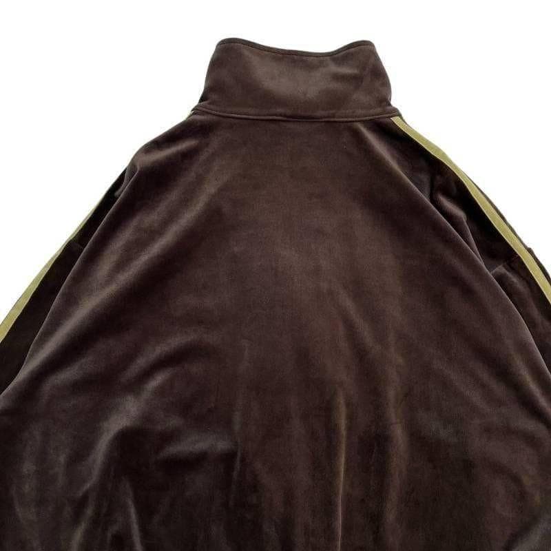 2741_1 adidas ファイヤーバード トラックトップ ベロア ブラウン