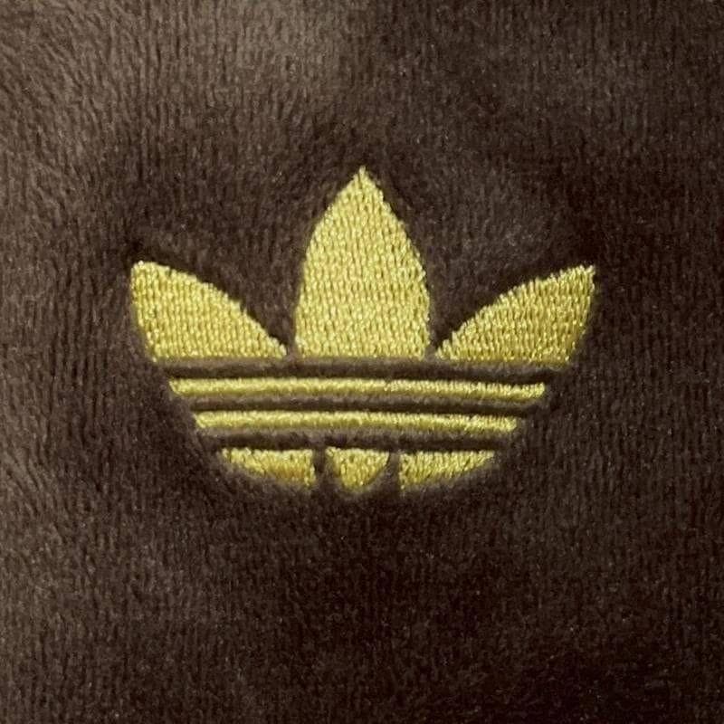 2741_1 adidas ファイヤーバード トラックトップ ベロア ブラウン