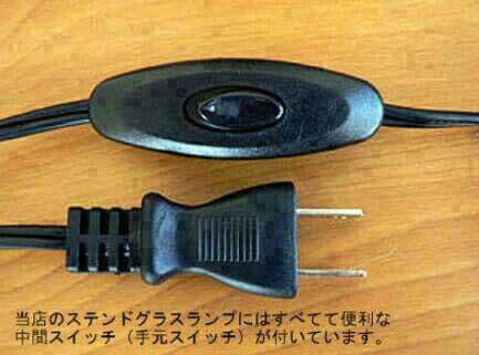 ティファニースタイルテーブルランプ電気スタンドガラスランプ\r ピンクの花3本8