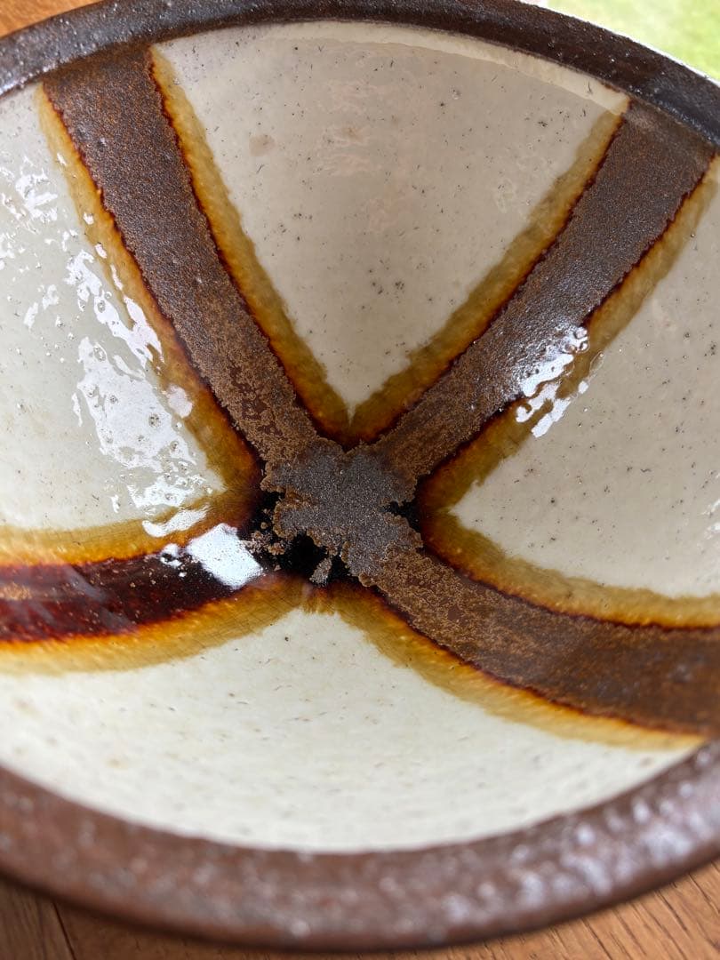 舩木道忠　十字紋　深鉢