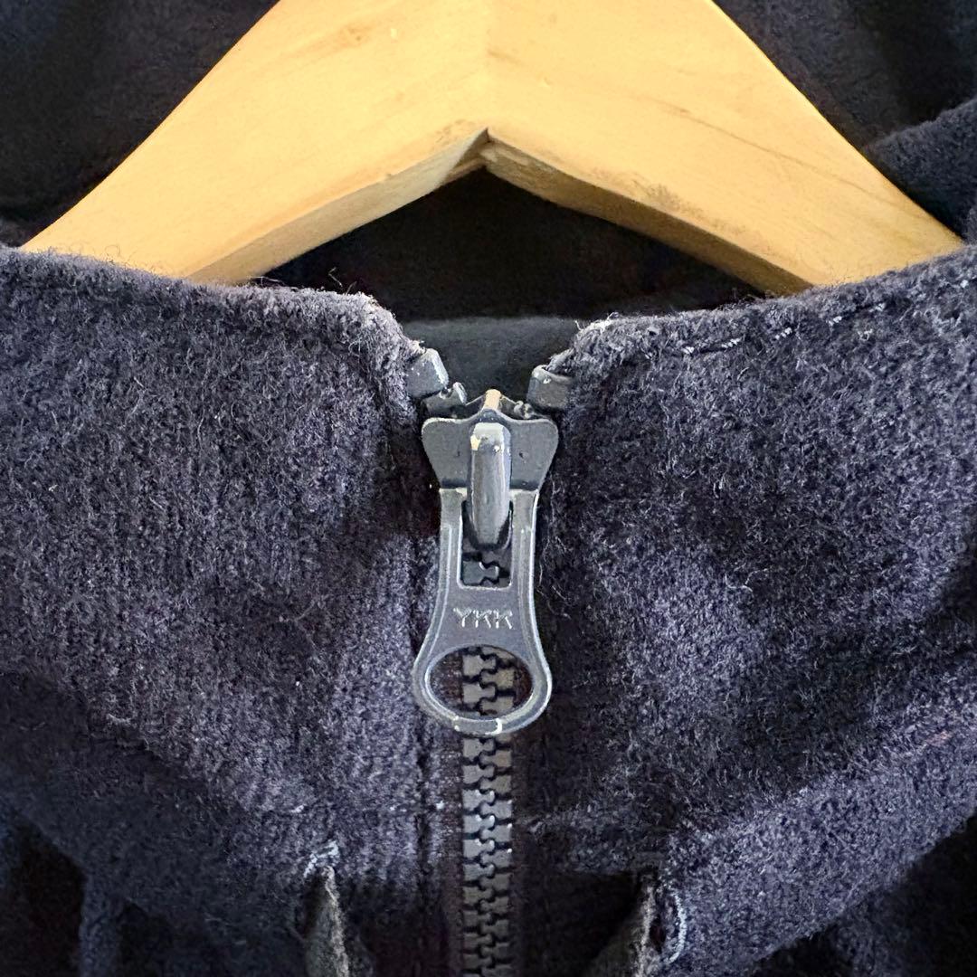 トリココムデギャルソン 毛100% 美品 ボレロ S 濃紺 ポンチョ