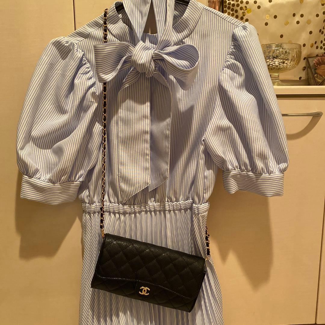 CHANEL キルティングショルダーバッグ　ブラック　ノベルティ