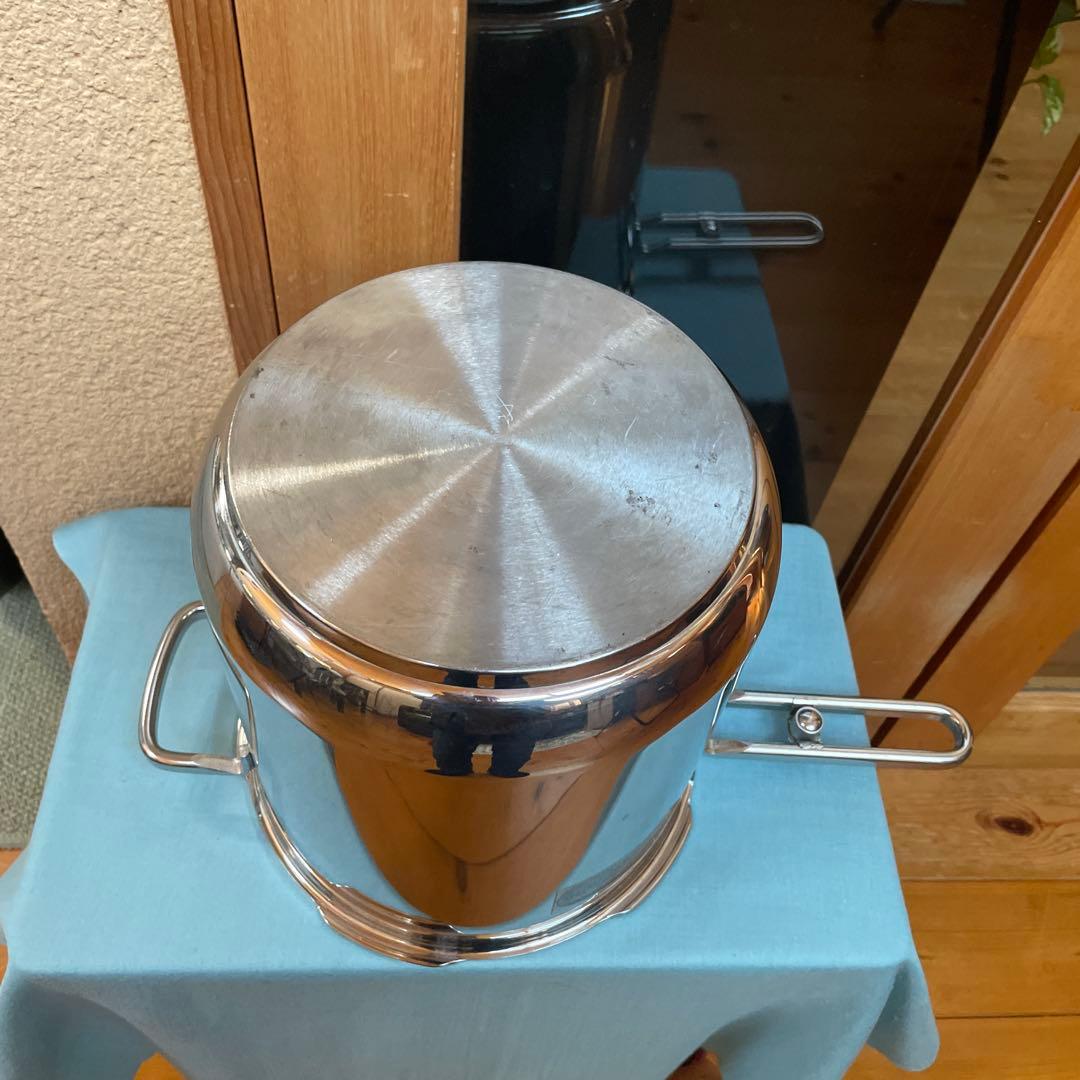 ステンレス圧力鍋 9リットルスノコ付き