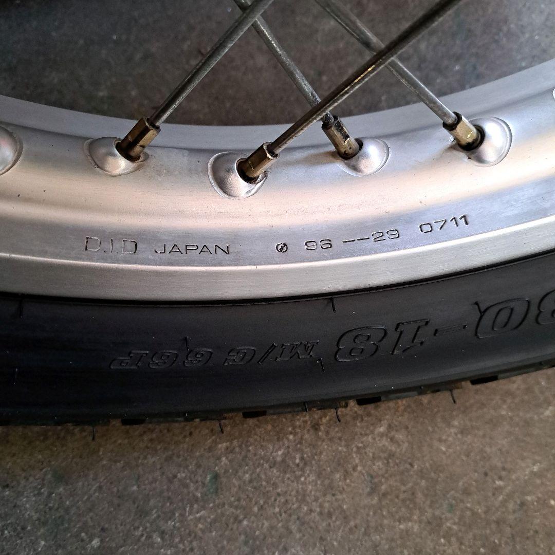 ヤマハ SR400 SR500 ホイール ドラムブレーキ バイクパーツ 当時物