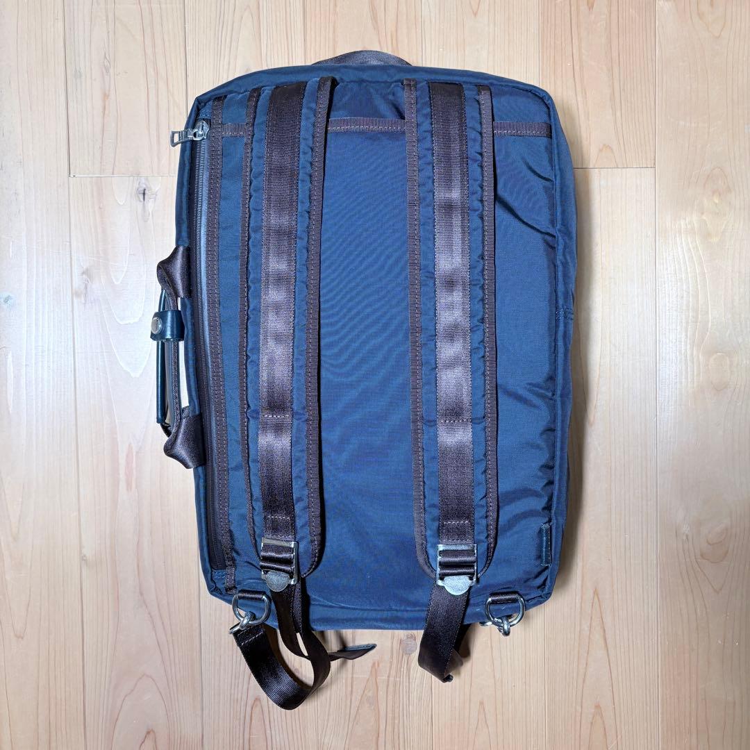 マスターピース STREAM 2wayブリーフケース　ネイビー　美品