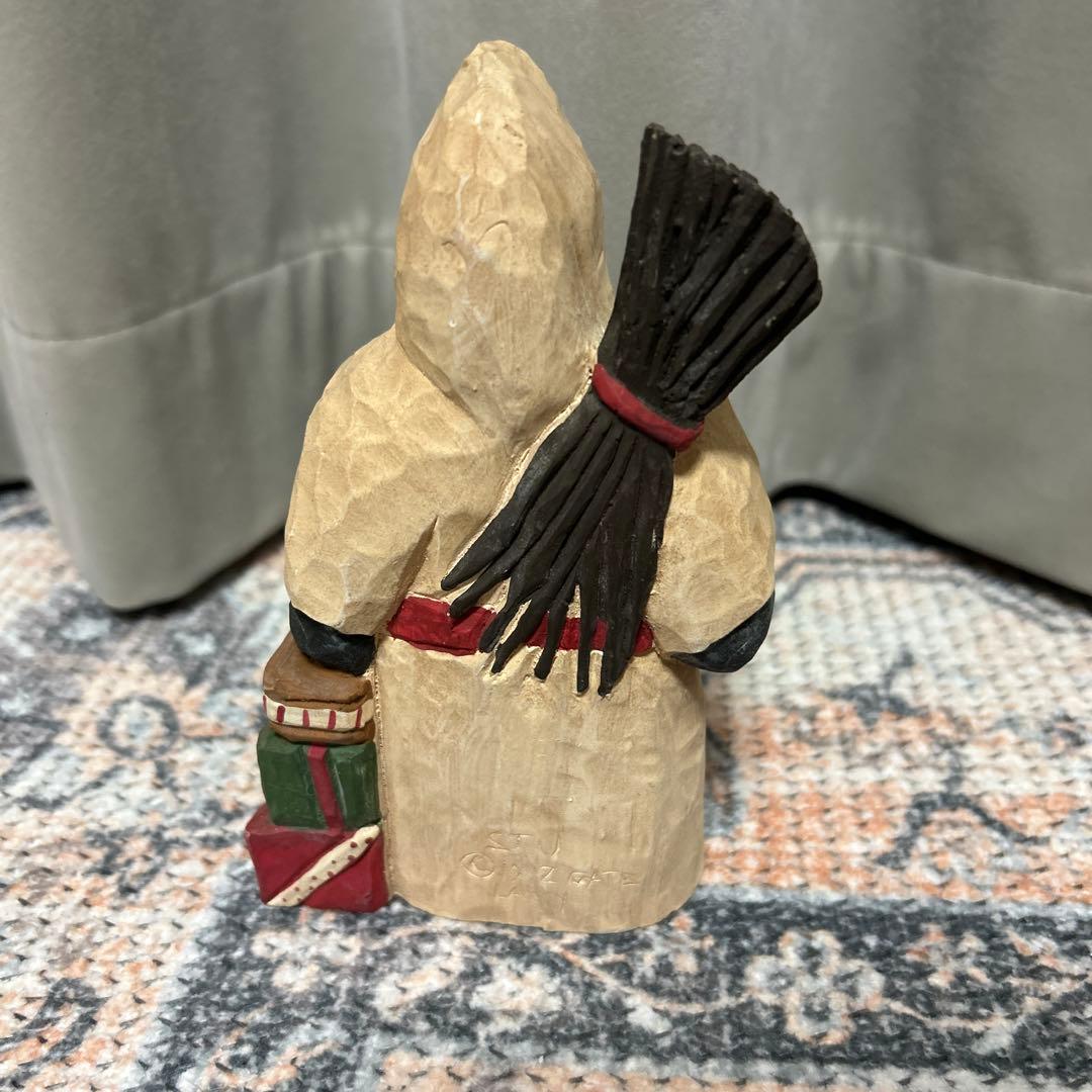 you-kon@　木製サンタクロース 置物 アンティーク雑貨