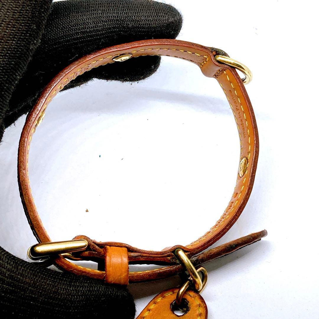 891 ルイヴィトン モノグラム　首輪　犬　猫　ペット用　コリエバクスター