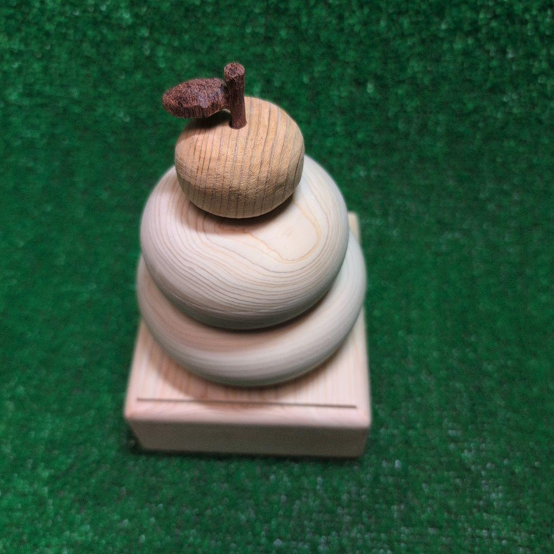 木製鏡餅デザイン