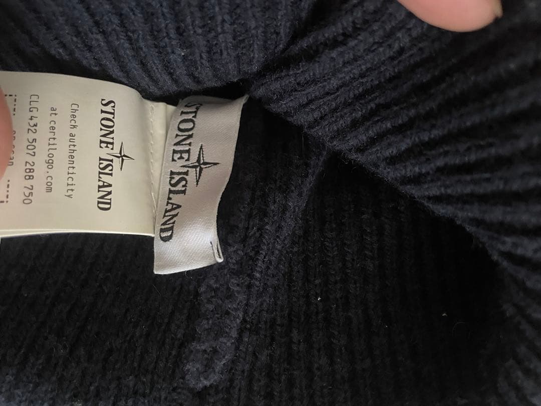 STONE  ネイビー ニット帽