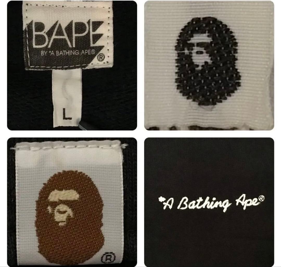 A BATHING APE エイプsweat varsity jacket