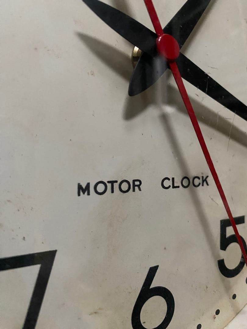 60'sヴィンテージ掛時計 東京時計 FLUX MOTOR CLOCK 不動品