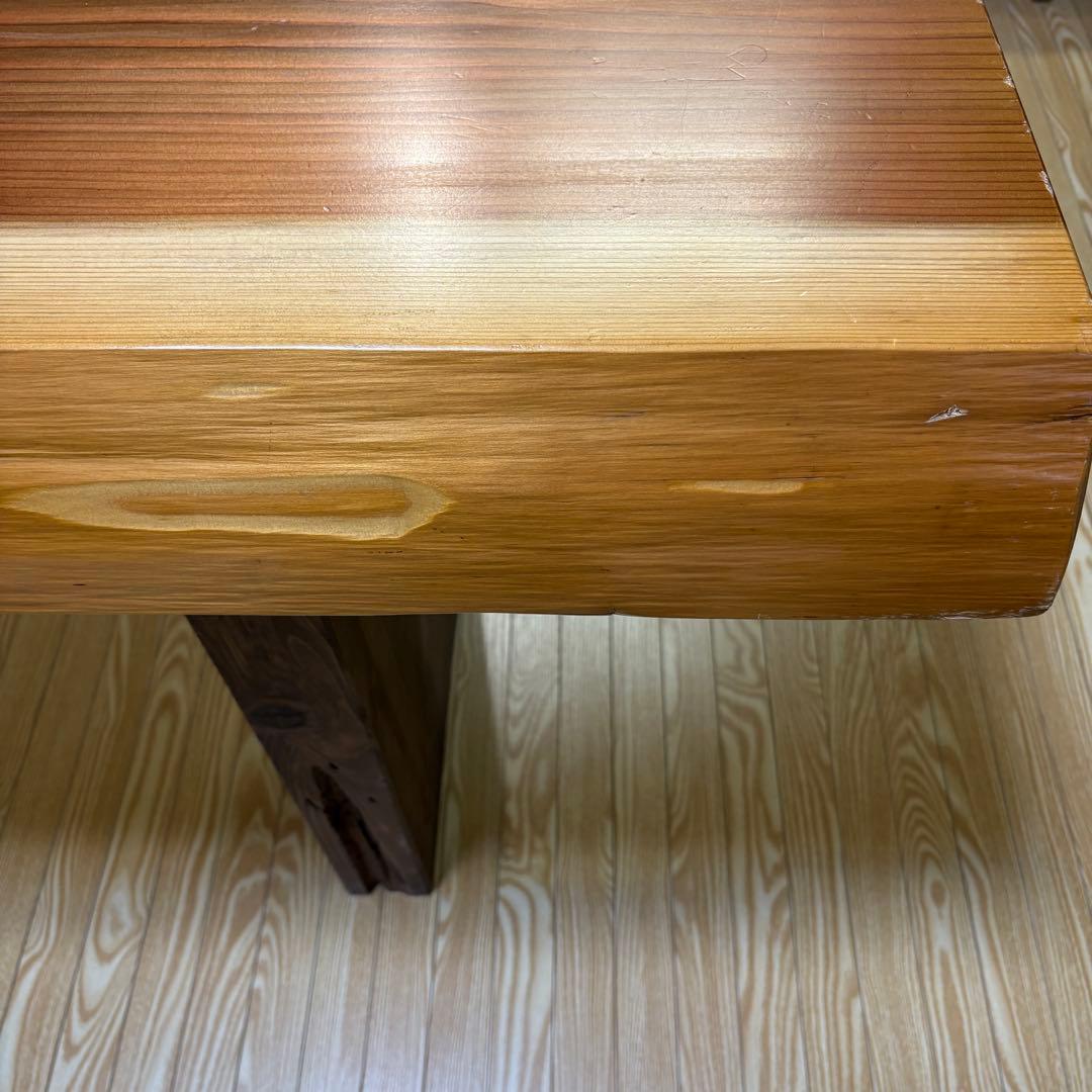 一枚板　テーブル　無垢材　杉