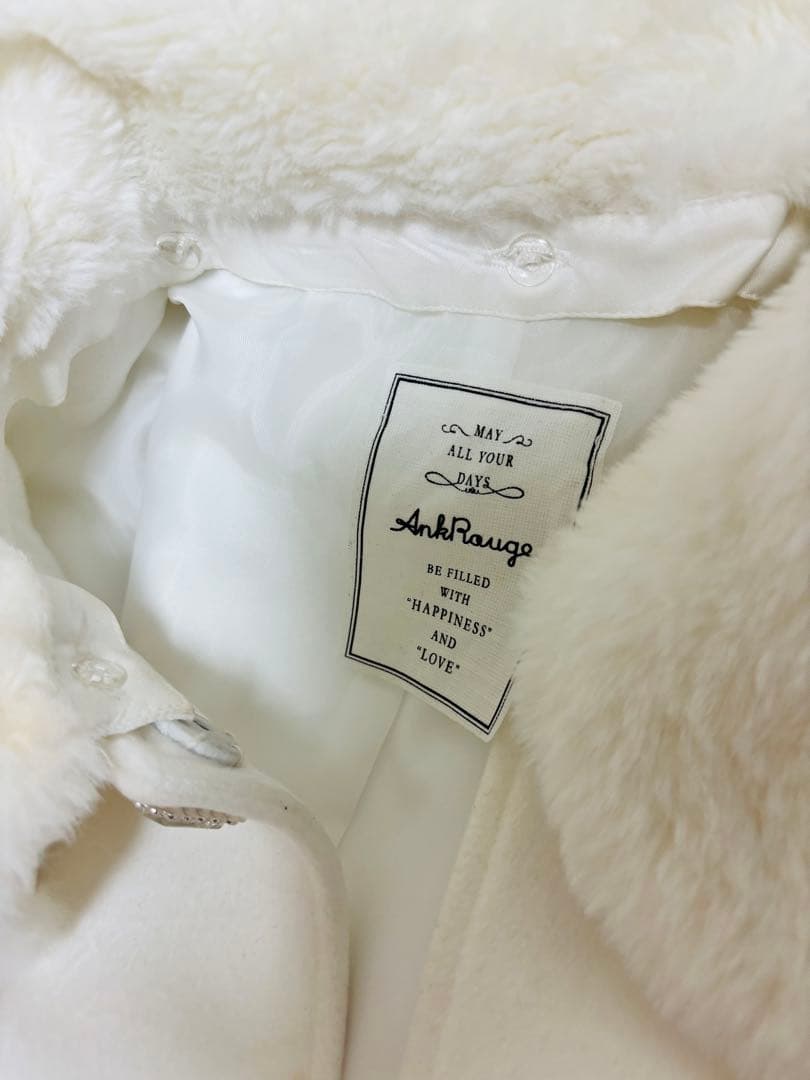 ankrouge アンクルージュ リボンポケットケープコート