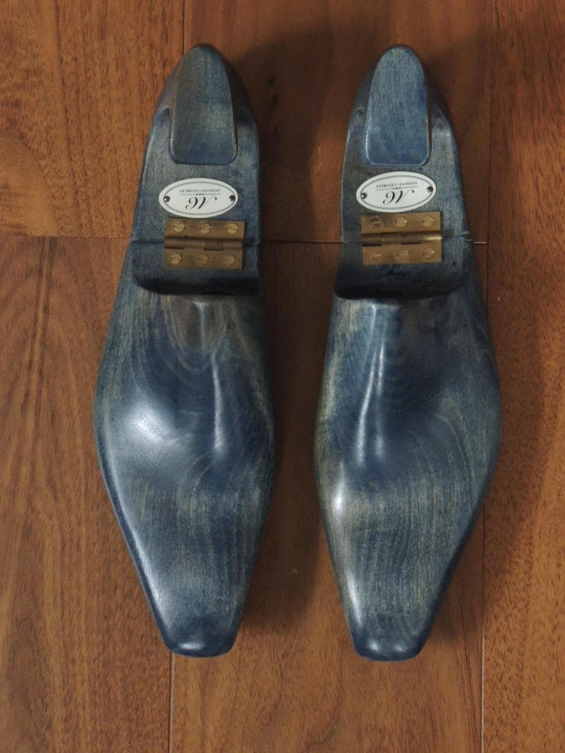 美品　Cleverley　アンソニークレバリー 　純正ツリー　8　アズーロ