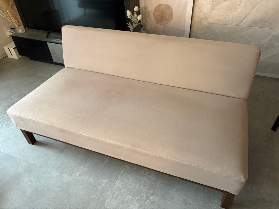 美品　NOYES ソファ　グレイッシュベージュ