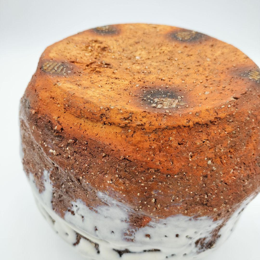 761　水指　白萩　鬼萩水指　宇田川聖谷　茶道具　茶道　古物