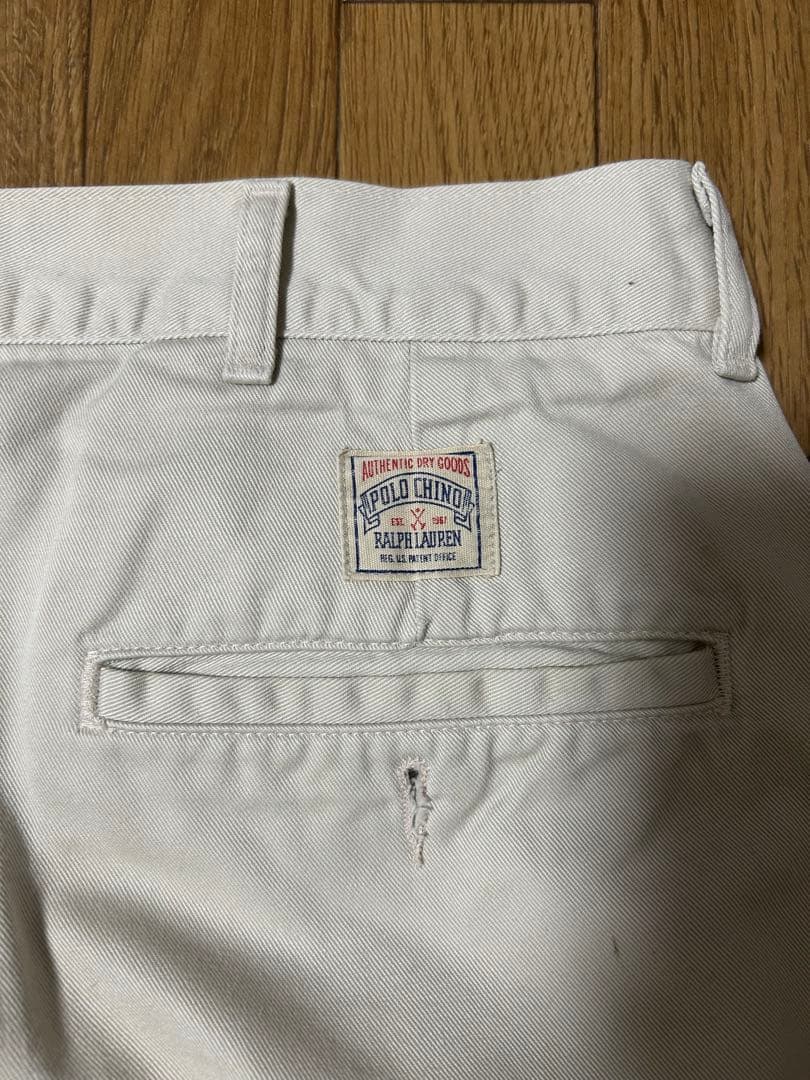 Polo Ralph Lauren ポロチノ USA製W34 L30 初期タグ