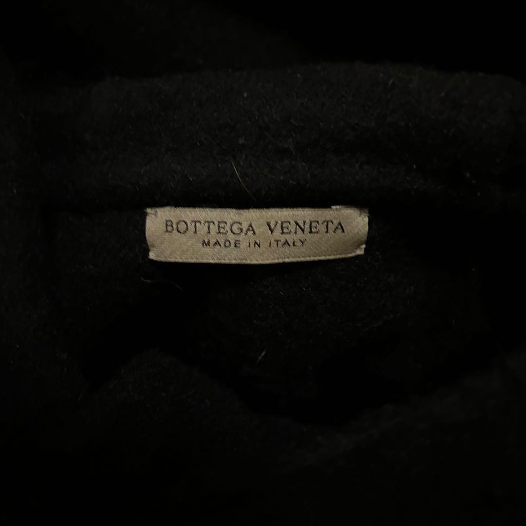 定番 BOTTEGA VENETA カシミヤ混イントレチャートダッフルコート