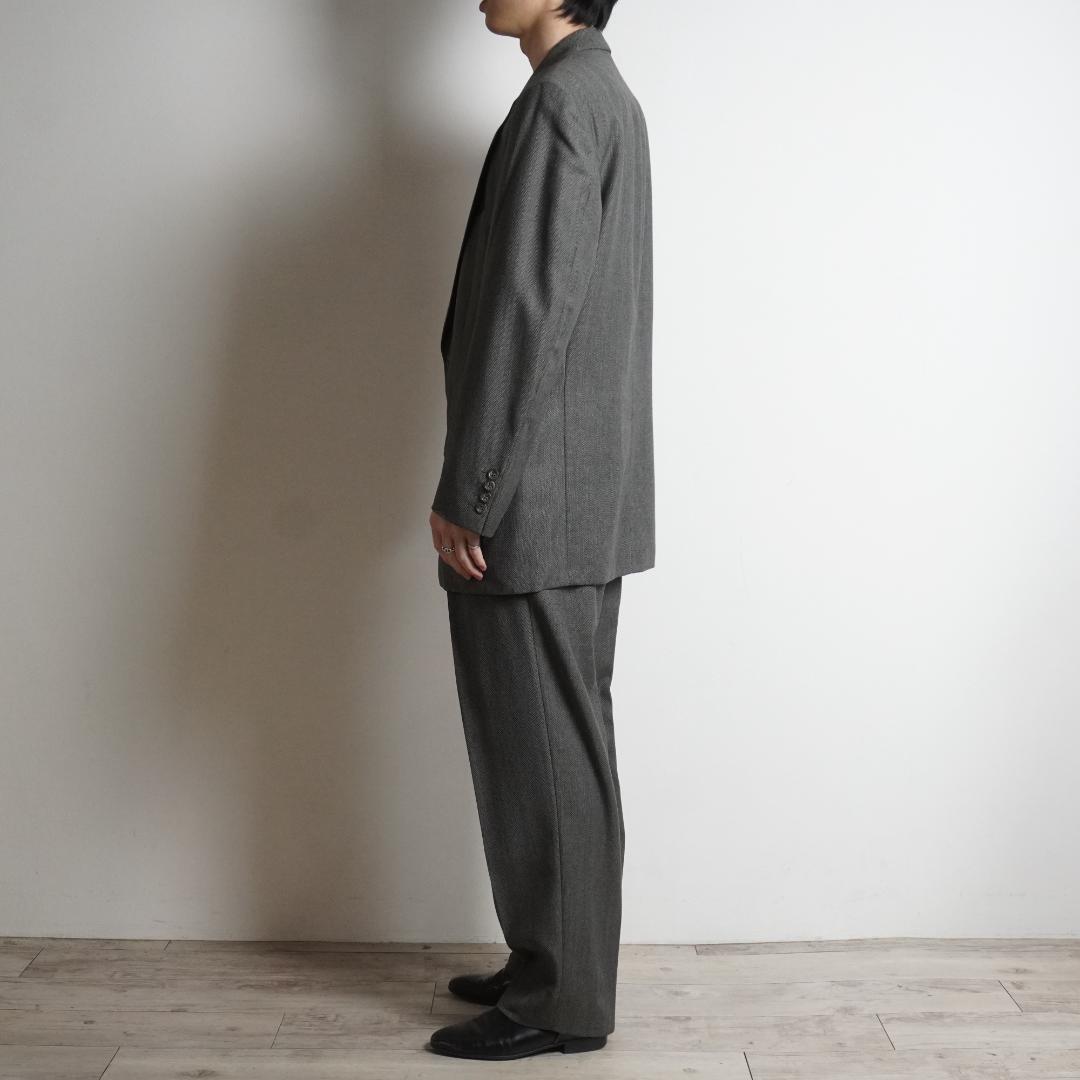 HUGO BOSS シングルセットアップスーツ フォーマル グレー/TW29